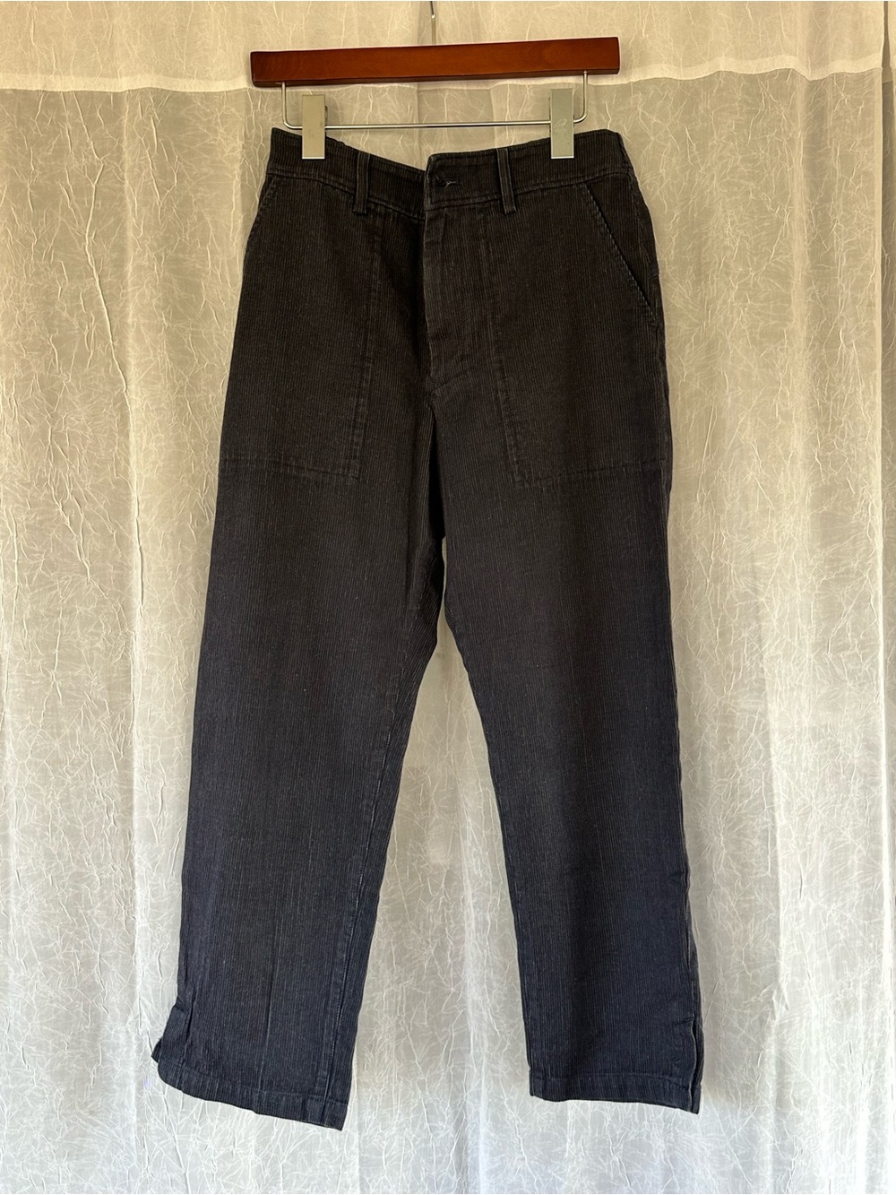 Vintage Plantation Issey Miyake-navy corduroy pants